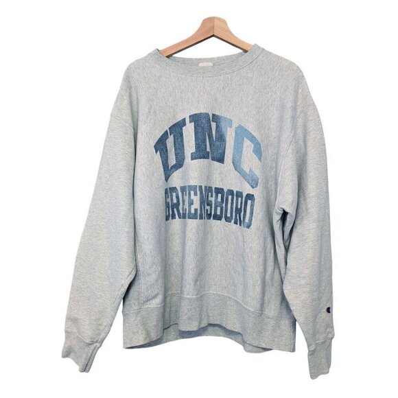 UNCG Vintage Champion Reverse Weave Sweatshirt Mens Size XL UNC Greensboro - Picture 1 of 5